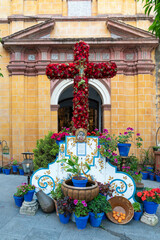 Cordoba, Cruces de Mayo, May Crosses, Spain, Andalusia,