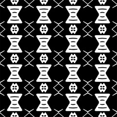  Abstract texture for fabric print, card, table cloth, furniture, banner, cover, invitation, decoration, wrapping.Seamless repeating pattern. Black and white color.Carpet pattern texture.