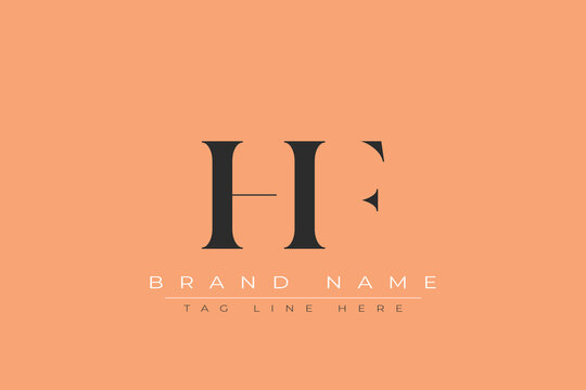 HIF abstract letter logo design. This logo is designed by three abstract letters.