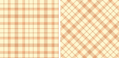 Pastel Seamless Tartan in Soft Pale tones Fabric Design