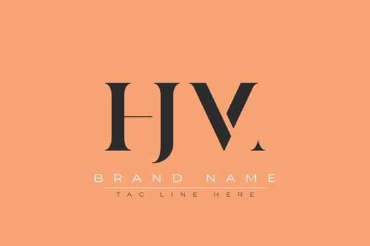 HJM abstract letter logo design. This logo is designed by three abstract letters.