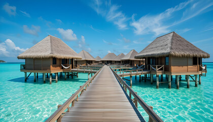 Luxury Overwater Bungalows Maldives Beach Vacation