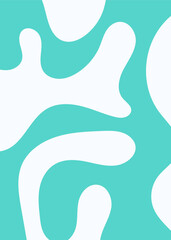 Abstract organic shapes. Vector art design background in minimalist style wavy liquid distorted shapes, seamless pattern for art print, wall decor, covers, posters, flyers, magazines. ready to print	
