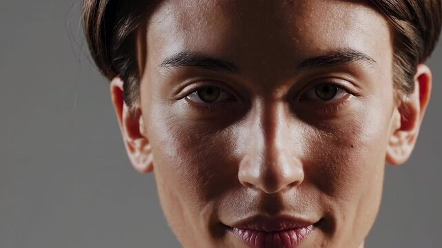 A Portrait Depicting a Confident Individual Fully Attired in Professional Wear and Clothing