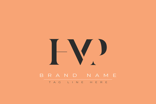 HMP abstract letter logo design. This logo is designed by three abstract letters.
