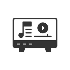 Television Music Player Icon