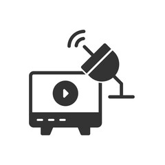 Satellite Television Icon