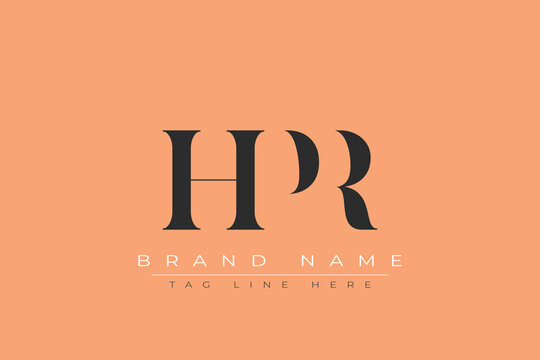 HPR abstract letter logo design. This logo is designed by three abstract letters.