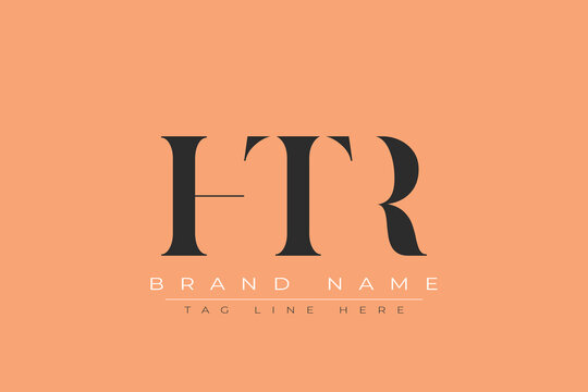 HTR abstract letter logo design. This logo is designed by three abstract letters.