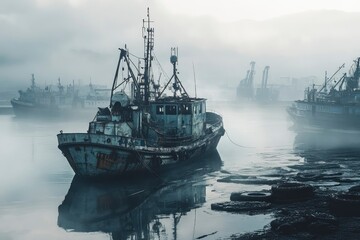 Fototapeta premium Fishing Industry