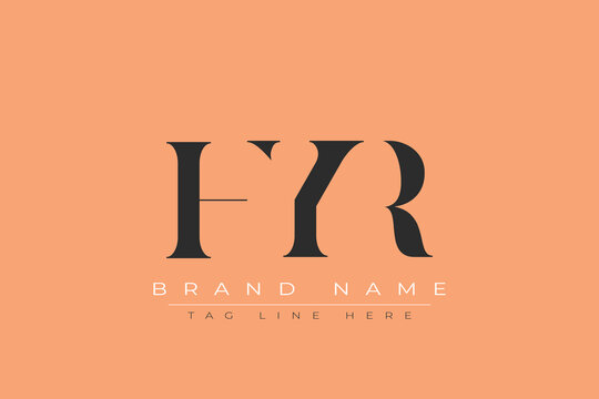 HYR abstract letter logo design. This logo is designed by three abstract letters.