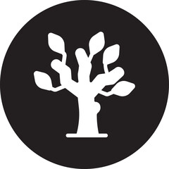 magnolia glyph icon