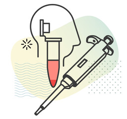 Micropipette - PCR Testing - Illustration