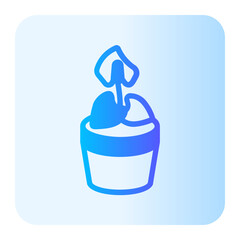 Obraz premium Anthurium gradient icon