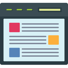 Obraz premium Browser Icon