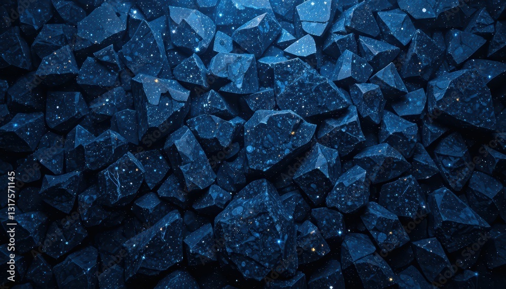 Poster dark textured rocks with sparkling elements for background use