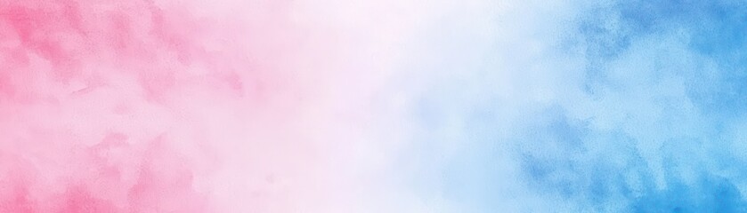 Obraz premium Soft Abstract Watercolor Texture in Gentle Pink and Blue Shades on Paper Background