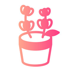 lavender gradient icon