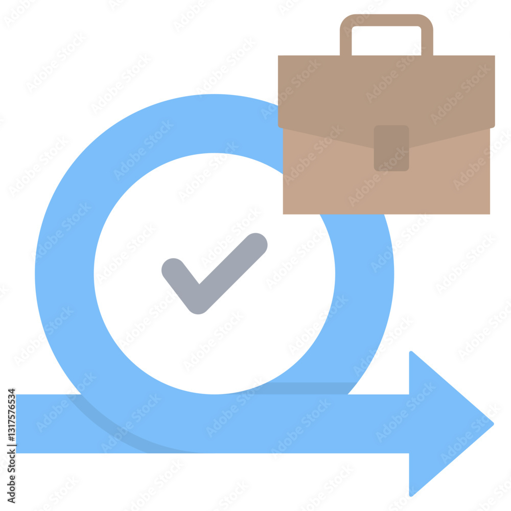 Poster agile flat icon