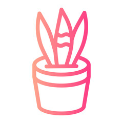 trifasciata gradient icon