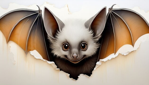 Niedliche kleine Fledermaus