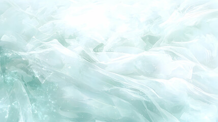 Flowing white fabric, soft light, ethereal texture, dreamy background, ideal for website banners or product displays