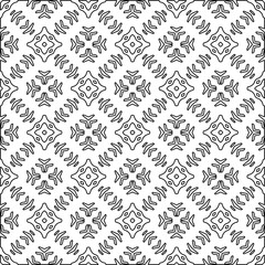 Linear pattern. Digital design.Black and white pattern for web page, textures, card, poster, fabric, textile.Linear Wallpaper Image.Repeating ornament.