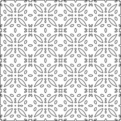 Linear pattern. Digital design.Black and white pattern for web page, textures, card, poster, fabric, textile.Linear Wallpaper Image.Repeating ornament.
