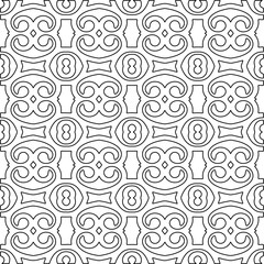 Linear pattern. Digital design.Black and white pattern for web page, textures, card, poster, fabric, textile.Linear Wallpaper Image.Repeating ornament.