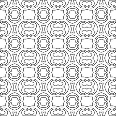 Linear pattern. Digital design.Black and white pattern for web page, textures, card, poster, fabric, textile.Linear Wallpaper Image.Repeating ornament.