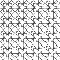 Linear pattern. Digital design.Black and white pattern for web page, textures, card, poster, fabric, textile.Linear Wallpaper Image.Repeating ornament.