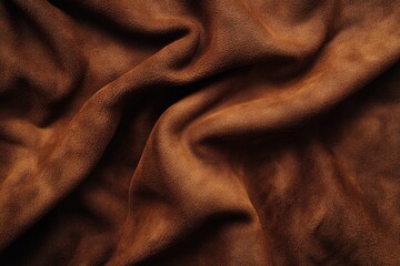 Brown Suede Leather Texture - 4K High-Quality Surface