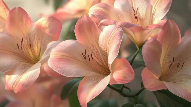 Stunning Macro Close-Up of a Vibrant Flower with Dew Drops &ndash; Floral Nature Background, Botanical Beauty, Petals in Detail
