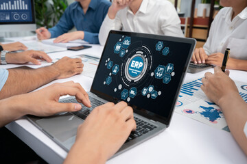 ERP enterprise resource planning software for brisk business to plan the marketing strategy