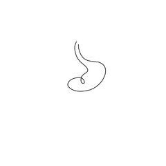 One line human organ