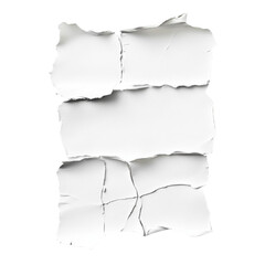 Torn White Paper Abstract Texture Background,