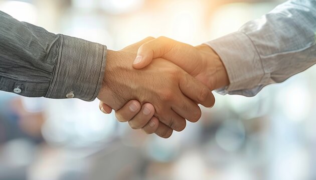 Ceremony celebrating contract signing with a symbolic handshake moment of partnership and agreement