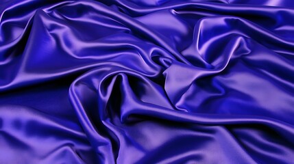 Obraz premium Smooth Purple Satin Fabric Texture for Background or Fashion Design Elements in High Resolution Photography