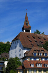 Obraz premium Museggmauer mit Luegislandturm und Museggmagazin in Luzern