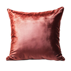 Red Velvet Pillow Soft Comfort Home Decor