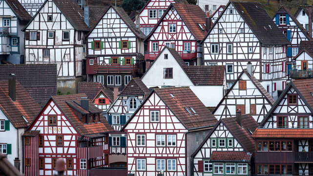Fachwerkh&auml;user in Schiltach im Schwarzwald