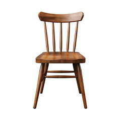 Wooden Chair Isolated On White Background