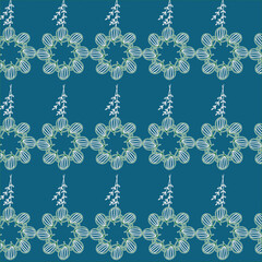 leaf floral  seamless vector pattern of flowers in various colors and shapes multi color floral