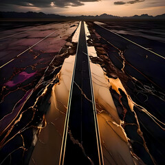 The marble road