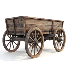Fototapeta premium old wooden cart