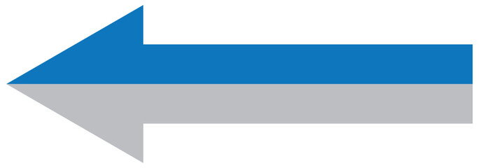 Fototapeta premium Long 3D arrow. Black arrow pointing right. Black large arrow. Bold thine long arrow. Vector illustration