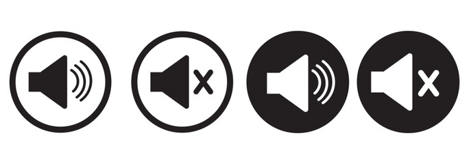 Speaker Icon. Sound Icon, Vector Illustration eps 10