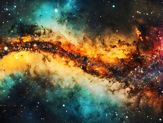 abstract colorful space background