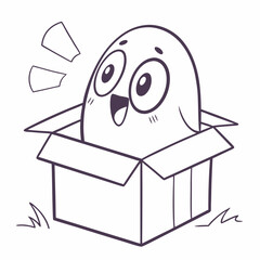 funny cartoon monster