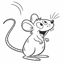 mouse and cheese cartoon